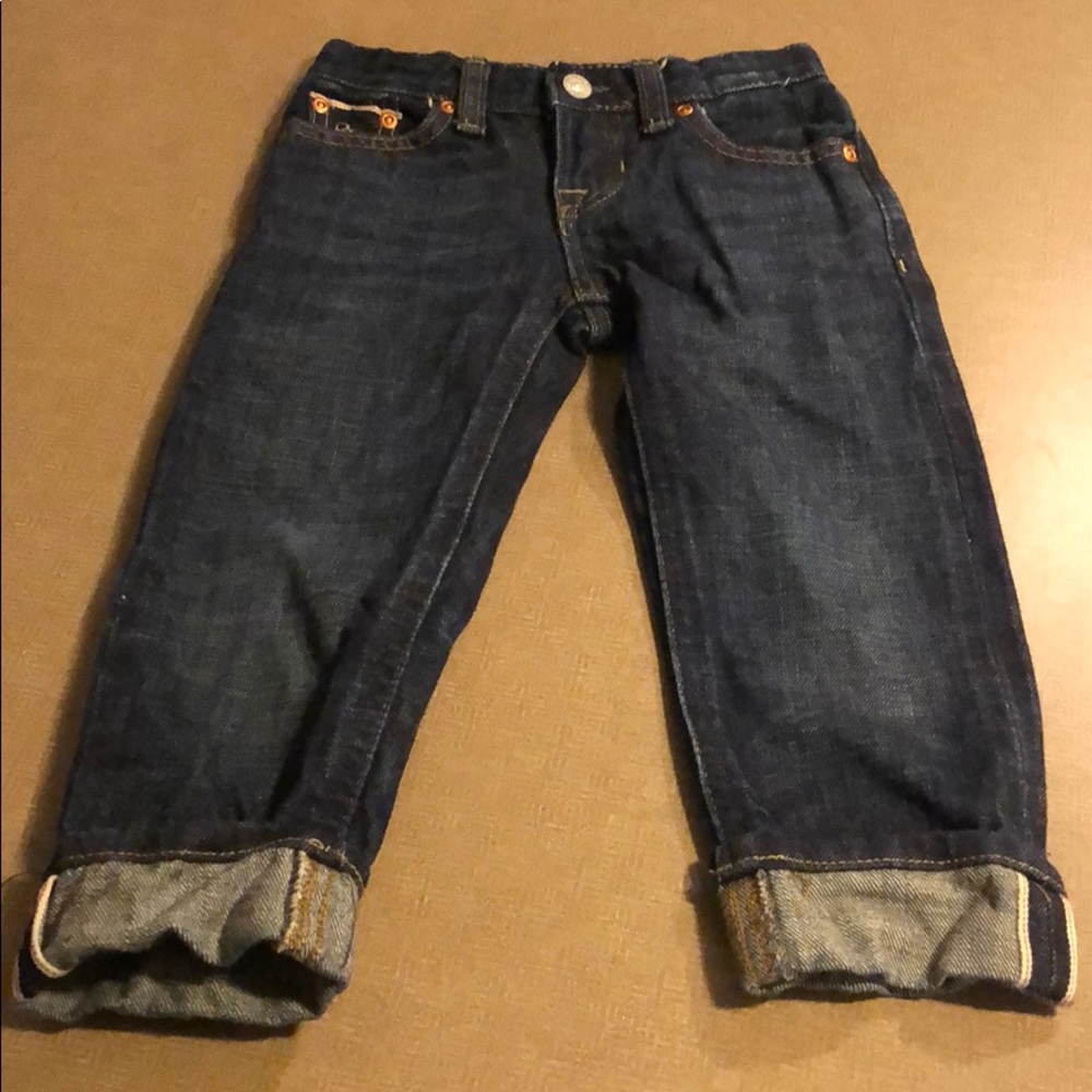 Polo jeans cuff at bottom